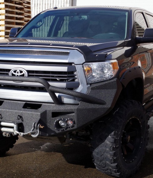 Дефлектор капота Formit Toyota Tundra 2014-2021 с болтами фото