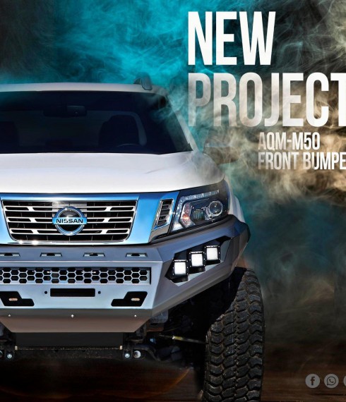 Передний бампер металлический Tamsan Nissan Navara NP300 2019+ фото