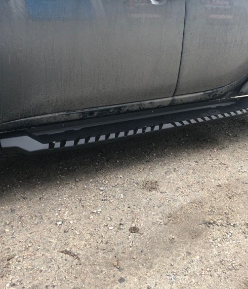Подножки металлические для Mitsubishi L200 2005-2015 Tamsan фото