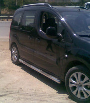 Подножки для Citroen Berlingo 19+ порог труба фото