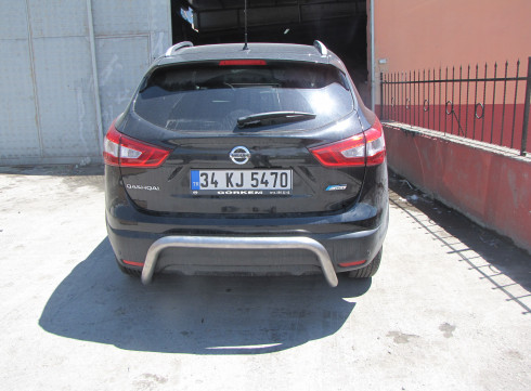 Защита заднего бампера для Nissan Qashqai 2014+ ML от Tamsan фото