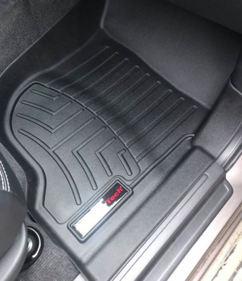 Ковры резиновые WeatherTech Mitsubishi L200 2019+ черные фото