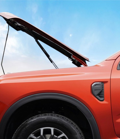 Газовые упоры капота Ford Ranger 2023+ Aeroklas фото