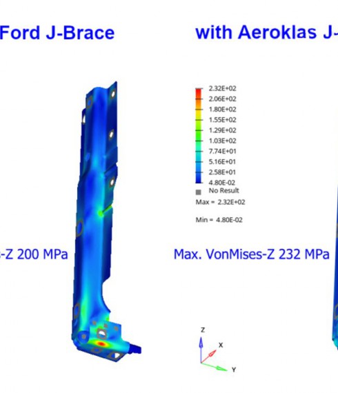 Усилители кузова J-brace Aeroklas фото