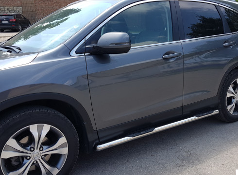 Подножки для Honda CRV 15+ порог труба от производителя Tamsan фото