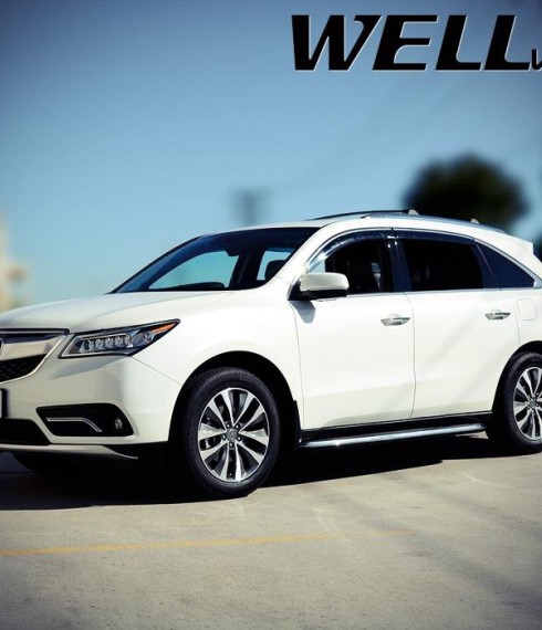 Дефлекторы окон ветровики для Acura MDX 2014-2020 фото