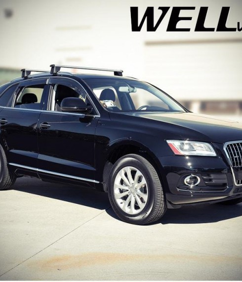 Дефлекторы окон ветровики для Audi Q5 2009-2017 фото