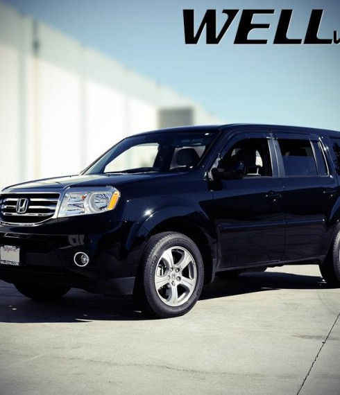 Дефлекторы окон ветровики для Honda Pilot 2008-2014 Wellvisors фото
