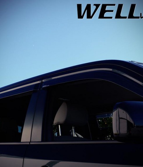 Дефлекторы окон ветровики для Honda Pilot 2008-2014 Wellvisors фото