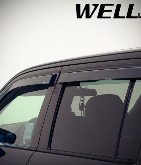 Дефлекторы окон ветровики для Honda Pilot 2008-2014 Wellvisors фото