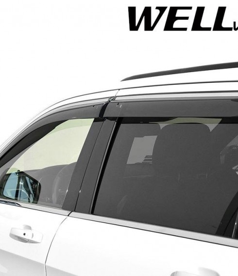 Дефлекторы окон ветровики для Jeep Grand Cherokee 2011+ фото