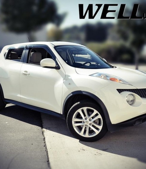 Дефлекторы окон ветровики для Nissan Juke 2010-2017 фото