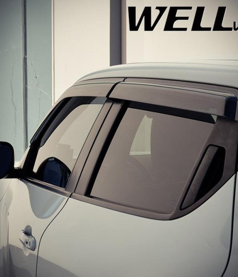 Дефлекторы окон ветровики для Nissan Juke 2010-2017 фото