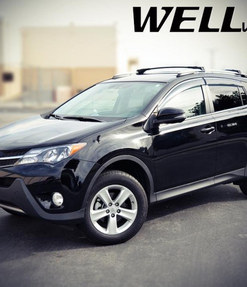 Дефлекторы окон ветровики для Toyota RAV4 2013-2018 Wellvisors фото