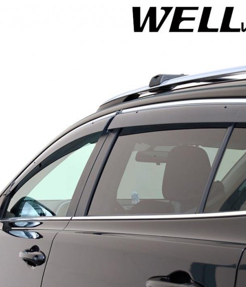 Дефлекторы окон ветровики для Toyota RAV4 2013-2018 Wellvisors фото
