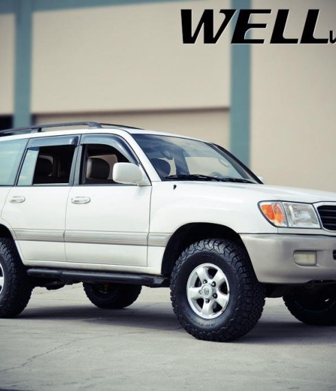 Дефлекторы окон ветровики для Toyota Land Cruiser 100 1998-2007 фото