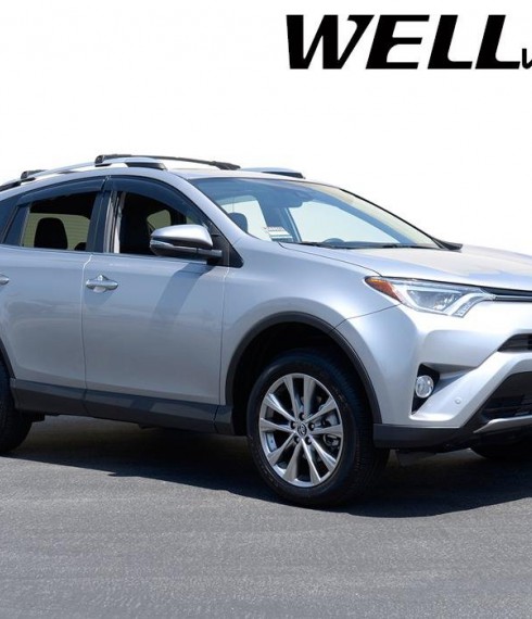 Дефлекторы окон ветровики для Toyota RAV4 2013-2018 Wellvisors фото