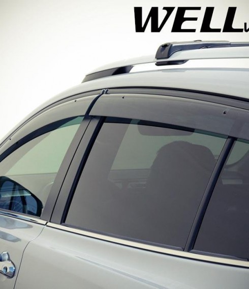 Дефлекторы окон ветровики для Toyota RAV4 2013-2018 Wellvisors фото