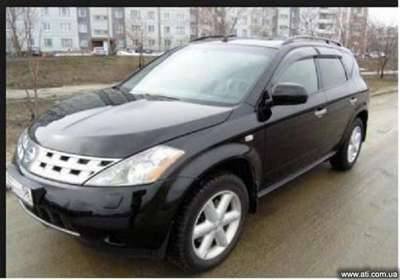 Дефлекторы окон ветровики для Nissan Murano 2002-2008 фото
