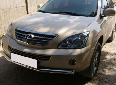 Защита переднего бампера для LEXUS RX 03-09 труба одинарная от Tamsan фото