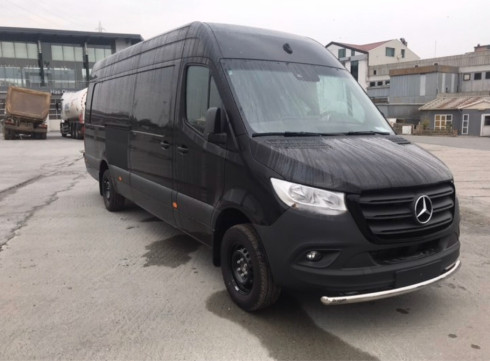 Защита переднего бампера для MERCEDES-BENZ SPRINTER 19+ труба одинарная фото