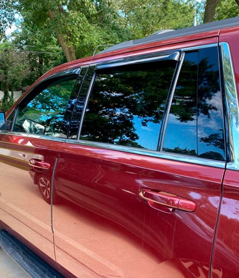 Дефлекторы окон ветровики для GMC Yukon 2015-2020 фото