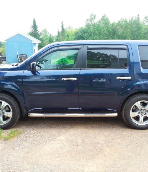 Дефлекторы окон ветровики для Honda Pilot 2008-2014 AVS фото