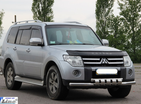 Защита переднего бампера для Mitsubishi Pajero Vagon 07+ Graunder от Tamsan фото