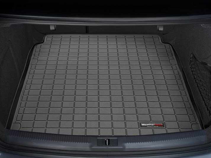 Ковер резиновый WeatherTech в багажник черный Audi A4 2008-2015 Sedan фото