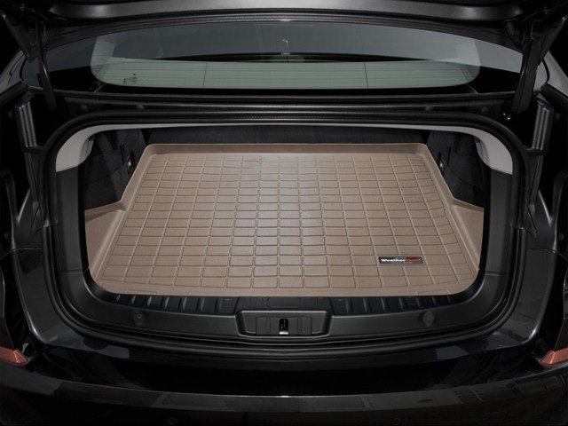 Ковер резиновый WeatherTech в багажник бежевый BMW 5GT 2014-2017 фото
