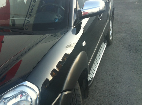 Подножки для KIA Sportege 04-10 SOMA от Tamsan фото