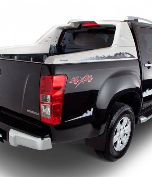 Cпойлер кузова Isuzu D-Max 2016+ Aeroklas ABS пластик фото