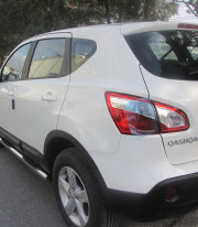 Подножки для Nissan Qashqai+2 2008-2014 порог трубой от Tamsan фото