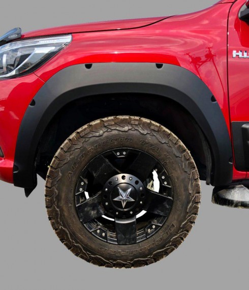 Накладки на арки (узкие) для Toyota Hi-Lux 2015+ Safari M2 фото