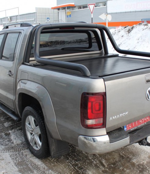Подножки боковые овальные Aventura  VW Amarok фото