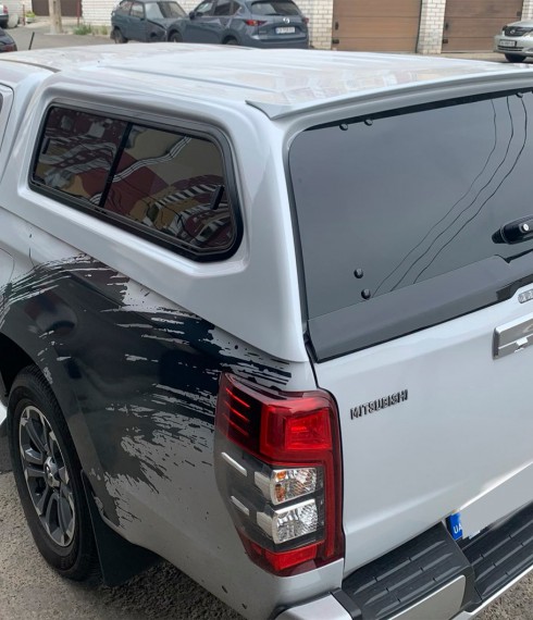 Кунг Mitsubishi L200 2019+ Aeroklas с раздвижными стеклами фото