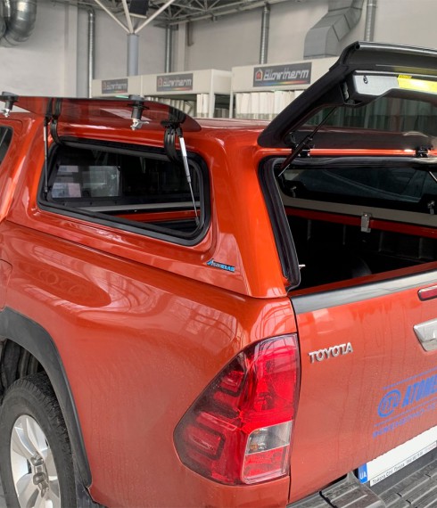 Кунг Toyota Hilux 2015+ Aeroklas со стеклами вверх фото