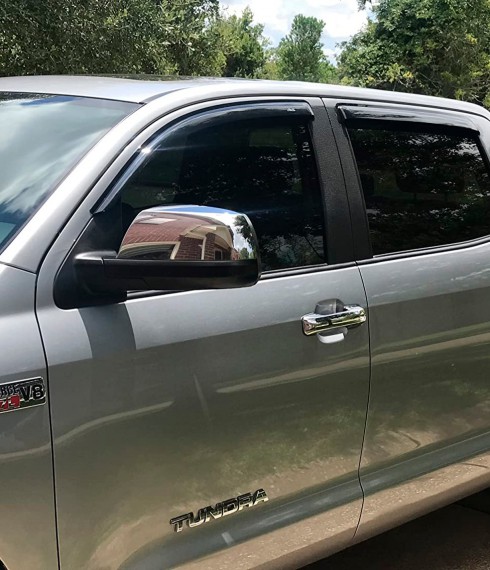 Дефлекторы окон ветровики для Toyota Tundra 2007-2021 фото