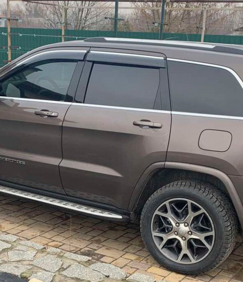 Дефлекторы окон ветровики для Jeep Grand Cherokee 2011+ фото