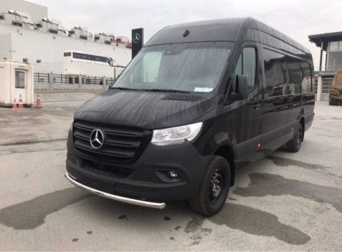 Защита переднего бампера для MERCEDES-BENZ SPRINTER 19+ труба одинарная фото