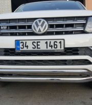Труба двойная на Volkswagen Amarok 2016+ ORJ фото