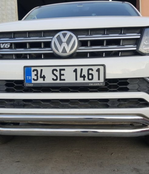 Труба двойная на Volkswagen Amarok 2016+ ORJ фото
