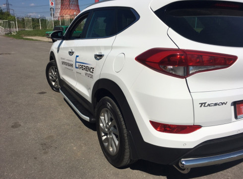Подножки для Hyundai Tucson 15&ndash;21 Elegant от Tamsan фото