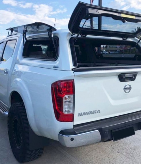 Кунг Nissan Navara NP300 2019+ Aeroklas со стеклами вверх фото