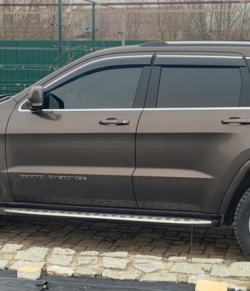 Дефлекторы окон ветровики для Jeep Grand Cherokee 2011+ фото