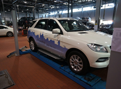 Подножки для MERCEDES-BENZ ML W 166 SOMA от Tamsan фото