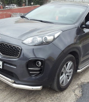 Подножки для KIA Sportage 16-22 порог листом от Tamsan фото