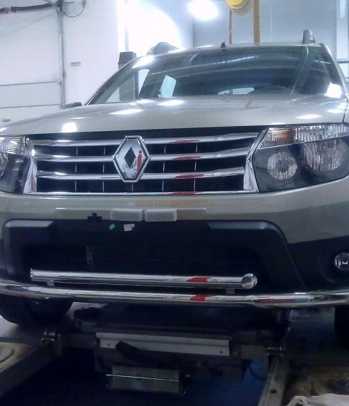 Труба двойная на Renault Duster  фото