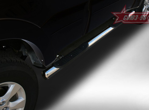 Подножки для Mitsubishi Pajero Vagon 07+ порог трубой от Tamsan фото