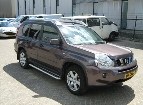 Защита бампера для Nissan X-Trail 2008-2014 Порог Листом фото